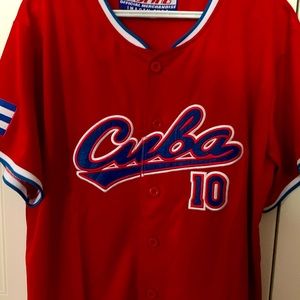 Cuba baseball jersey, bought in Cuba